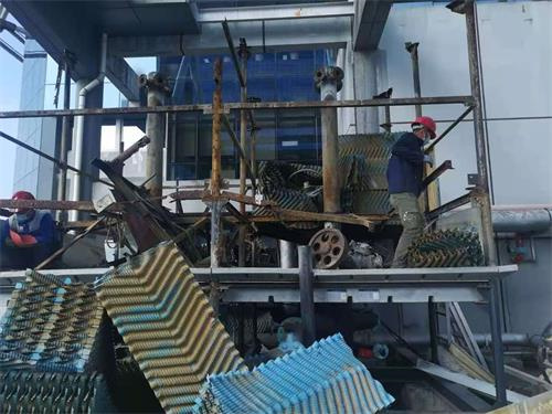 商業(yè)玻璃鋼冷卻塔和冷水機(jī)的安裝和維修,玻璃鋼冷卻塔結(jié)構(gòu)圖